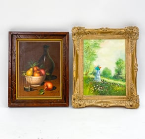 (2) 20TH C. OIL PAINTINGS