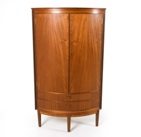 DANISH TEAK CORNER CABINET C. 1960S