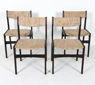 (4) ERIK BUCH STYLE BEECH DINING CHAIRS C. 1970S
