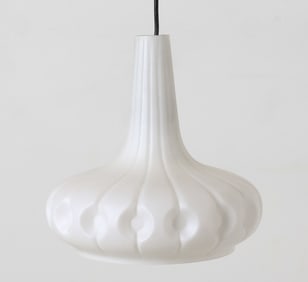 PEILL & PUTZLER GLASS PENDANT LIGHT C. 1960S