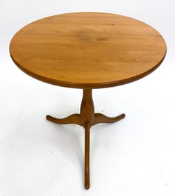 DANISH PINE TRI-POD SIDE TABLE