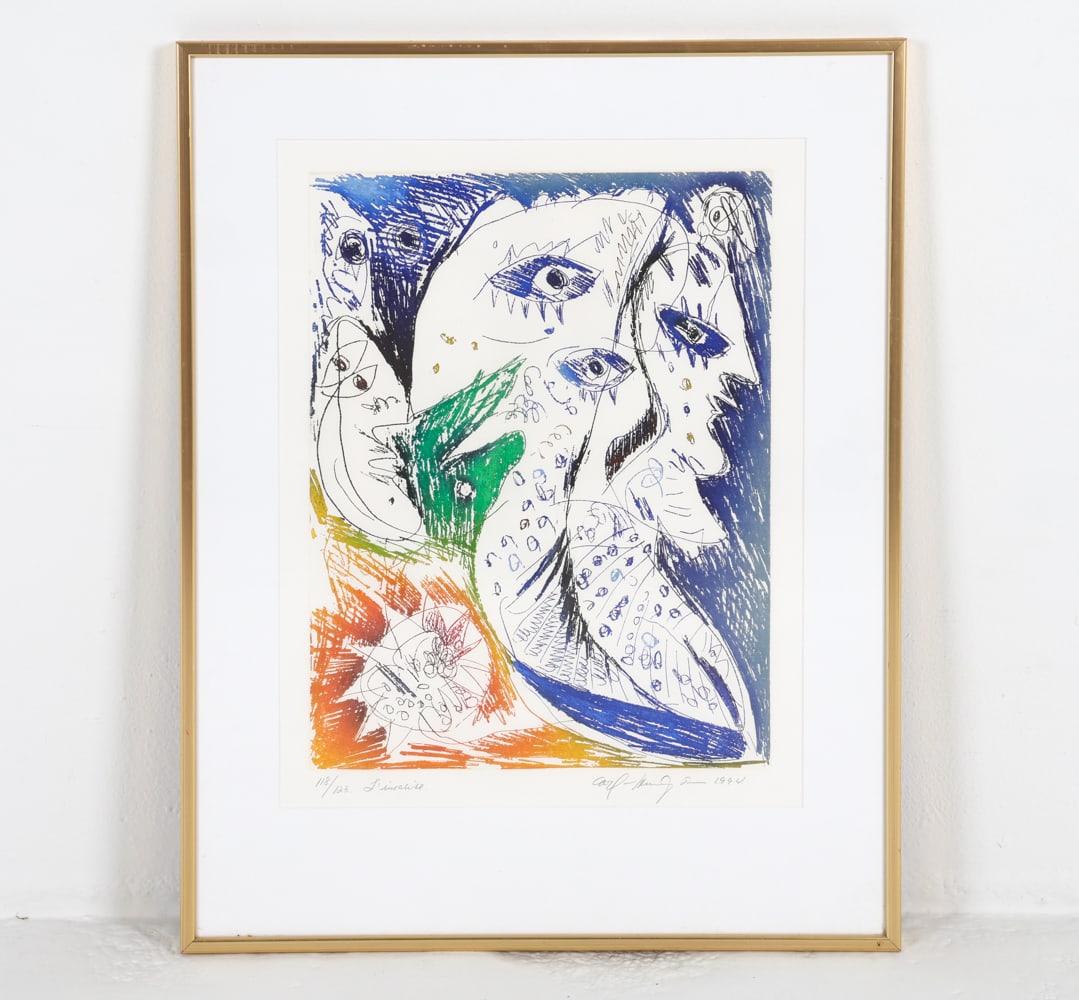 CARL H. PEDERSEN (DANISH 1913-2007) ETCHING (1 of 11)