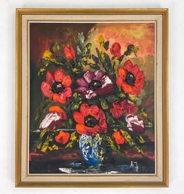 DANISH STILL LIFE PAINTING O/C