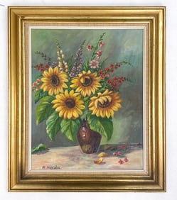DANISH STILL LIFE PAINTING O/C
