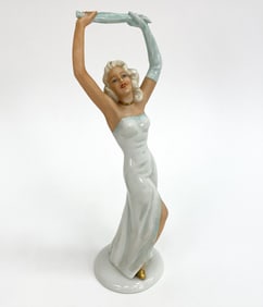 ART DECO WALLEDORF UNTERWEISSBACH PORCELAIN FIGURE