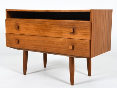 MID-CENTURY DANISH TEAK LOW CHEST C. 1960S