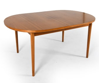 NILS JONSSON SWEDISH TEAK EXPANDING DINING TABLE