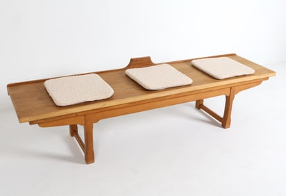 KJAERNULF STYLE DANISH OAK BENCH