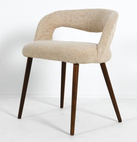FRODE HOLM WOOL DINING CHAIR C. 1960S