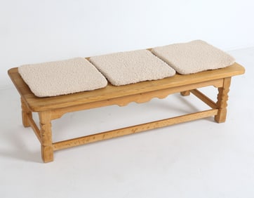 KJAERNULF STYLE DANISH OAK BENCH