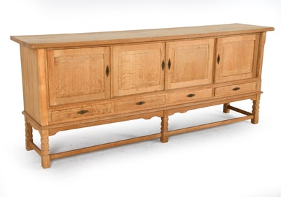 KJAERNULF STYLE DANISH OAK SIDEBOARD C. 1970S