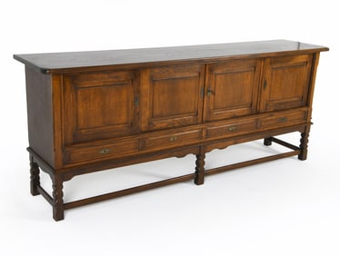 KJAERNULF STYLE DANISH OAK SIDEBOARD C. 1970S
