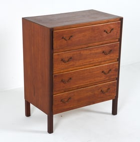 DANISH MID-CENTURY TEAK CHEST OF DRAWERS C. 1960S