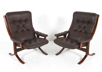 ATTR. JON HJORTDAL FOR VELLEDALEN LOUNGE CHAIRS
