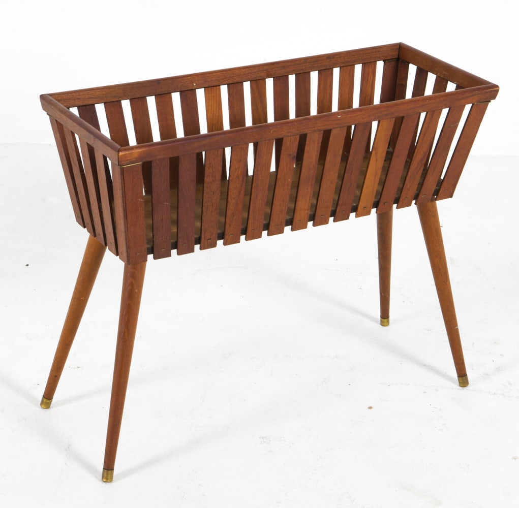 MID-CENTURY DANISH TEAK PLANTER C. 1960S (1 of 13)