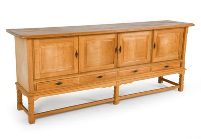 KJAERNULF STYLE DANISH OAK SIDEBOARD C. 1970S