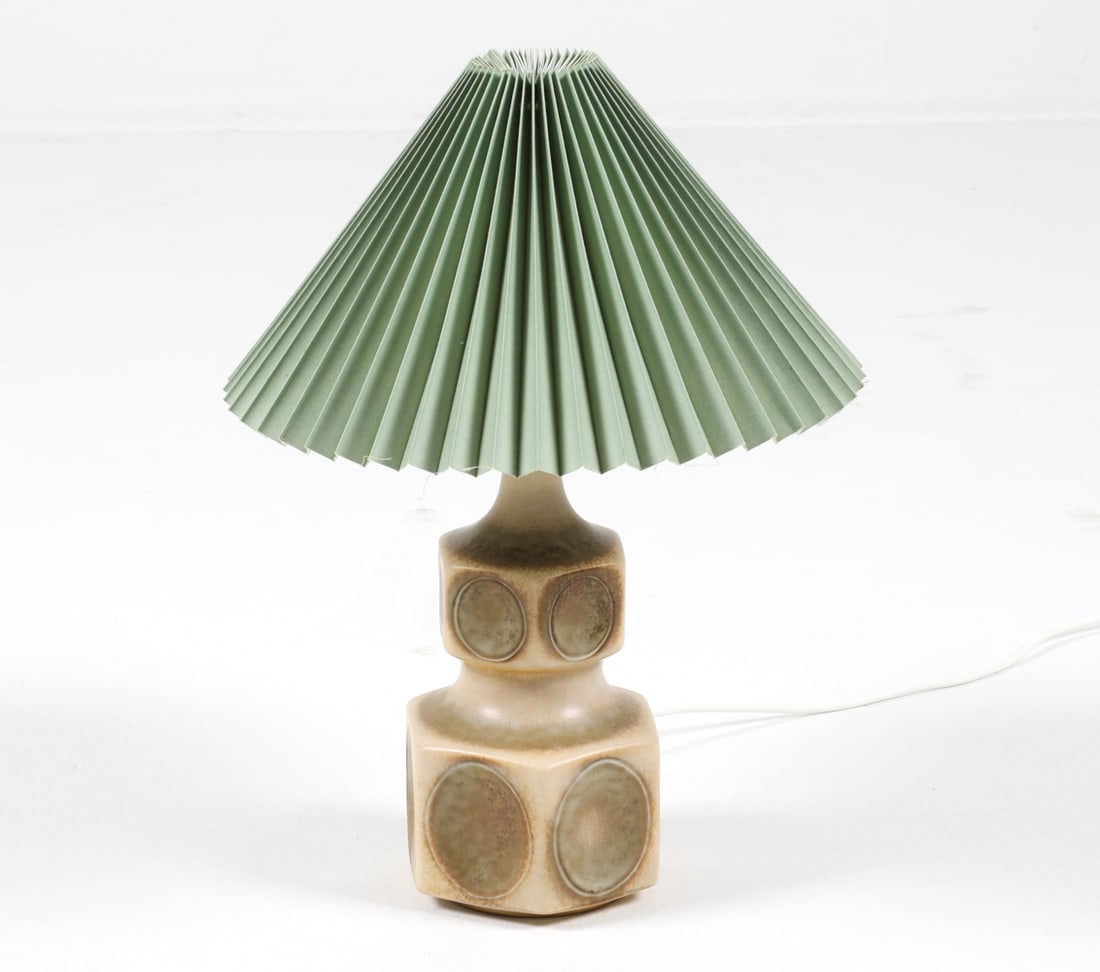 DANISH MID-CENTURY CERAMIC TABLE LAMP C.1970S (1 of 13)