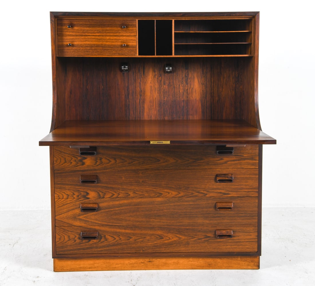 BORGE MOGENSEN DANISH TEAK SECRETARY DESK (1 of 18)