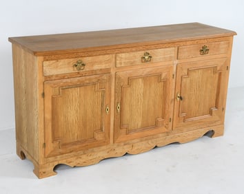 KJAERNULF STYLE DANISH OAK SIDEBOARD C. 1970S