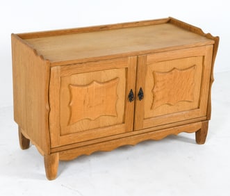 HENNING KJAERNULF DANISH OAK CREDENZA C. 1970S