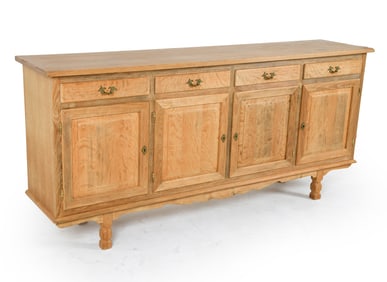 KJAERNULF STYLE DANISH OAK SIDEBOARD C. 1970S
