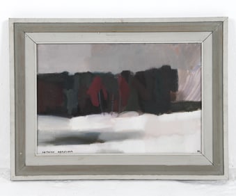 FRITHIOF BERGLUND (SWEDISH 1905-1973) ABSTRACT O/C