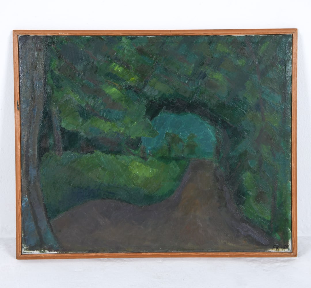 HENNING KOEFOED (DANISH) FOREST ROAD 1959 O/C (1 of 6)