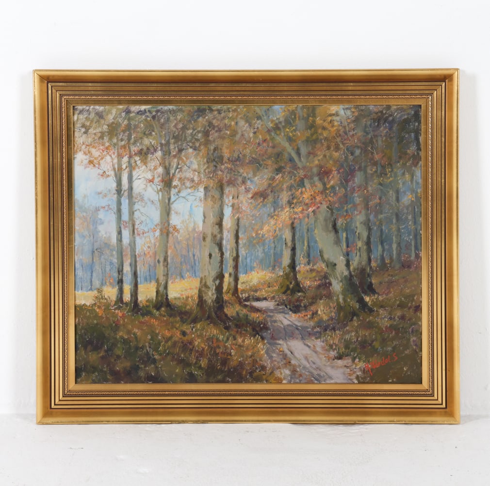 20TH CENTURY DANISH LANDSCAPE O/C (1 of 11)