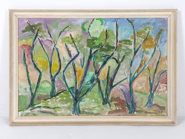 20TH C. DANISH LANDSCAPE O/C PAINTING