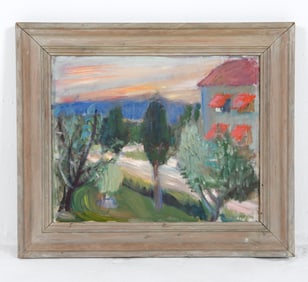 20TH C. LANDSCAPE O/C