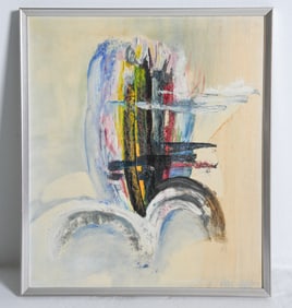 PETER BRINBERG DANISH ABSTRACT O/B PAINTING