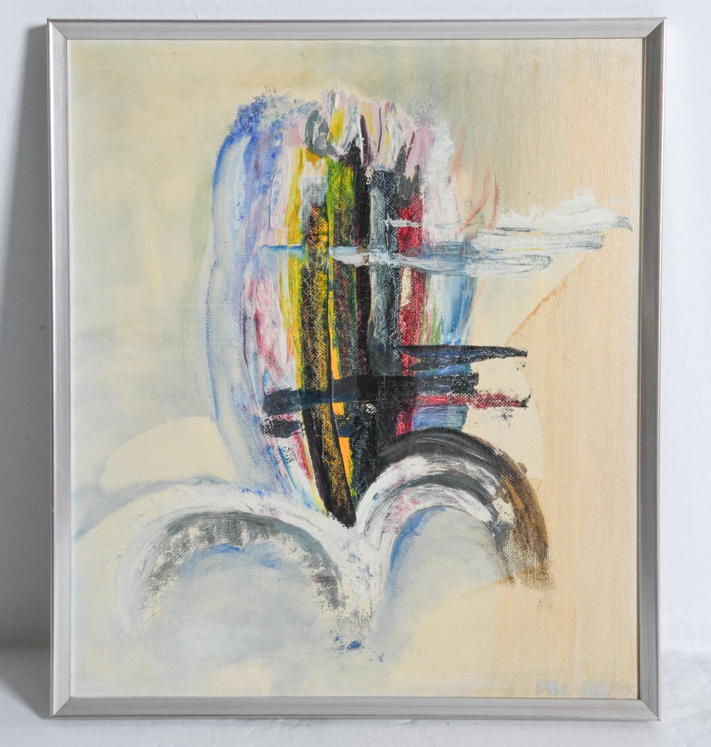 PETER BRINBERG DANISH ABSTRACT O/B PAINTING (1 of 6)