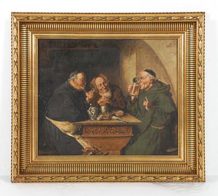 AFTER GRUTZNER MONKS DRINKING DEER OC