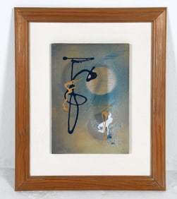 20TH C. ABSTRACT M/M PAINTING