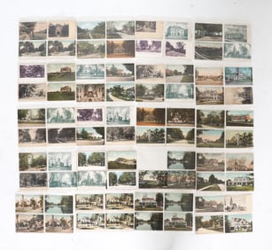 ANTIQUE RIDGEFIELD CONNECTICUT POSTCARDS GROUPING