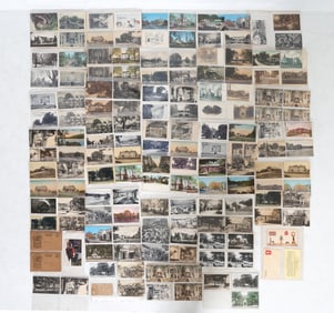 ANTIQUE RIDGEFIELD CONNECTICUT POSTCARD GROUPING