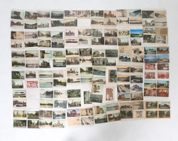 ANTIQUE NORWALK CONNECTICUT POSTCARDS GROUPING