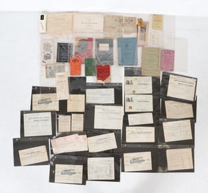 ANTIQUE CONNECTICUT EPHEMERA GROUPING