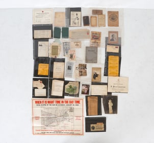 HISTORICAL CONNECTICUT EPHEMERA GROUPING