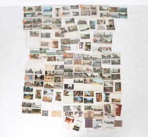 ANTIQUE CONNECTICUT POSTCARDS GROUPING