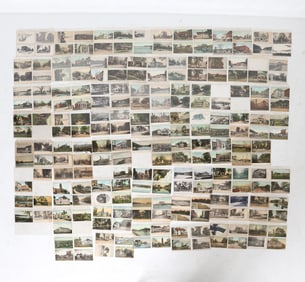 ANTIQUE CONNECTICUT POSTCARDS GROUPING