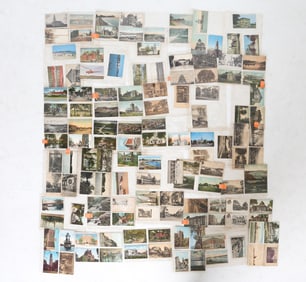 ANTIQUE & VINTAGE CONNECTICUT POSTCARDS GROUPING