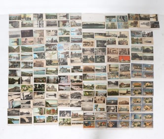 VINTAGE NEW YORK POSTCARDS GROUP INCL WORLDS FAIR