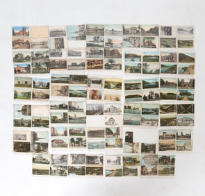 ANTIQUE NEW YORK & CONNECTICUT POSTCARDS GROUPING