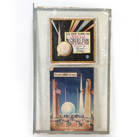VINTAGE 1939 NEW YORK WORLDS FAIR EPHEMERA GROUP