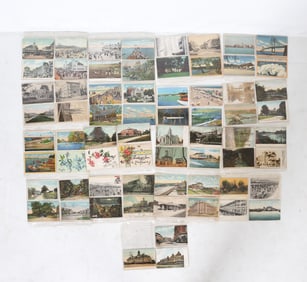GROUPING OF ANTIQUE POSTCARDS FROM NEW JERSEY