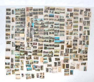 ANTIQUE & VINTAGE UNITED STATES POSTCARDS GROUPING
