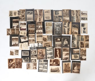 ANTIQUE INTERNATIONAL POSTCARDS & PHOTO PRINTS