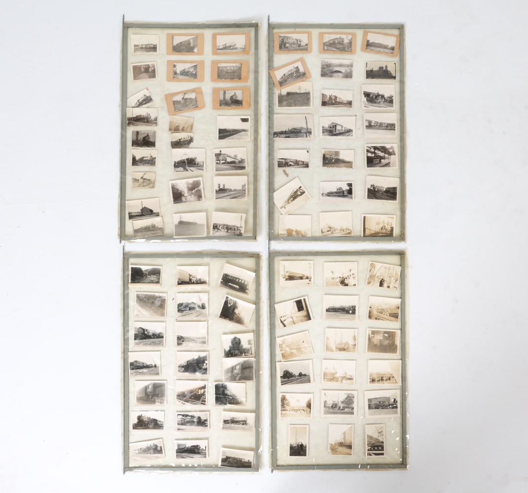 ANTIQUE & VINTAGE TRAIN PHOTOGRAPH GROUPING (1 of 20)