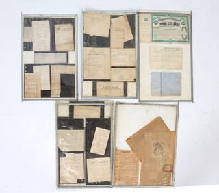 ANTIQUE EPHEMERA GROUPING 19TH & EARLY 20TH C.